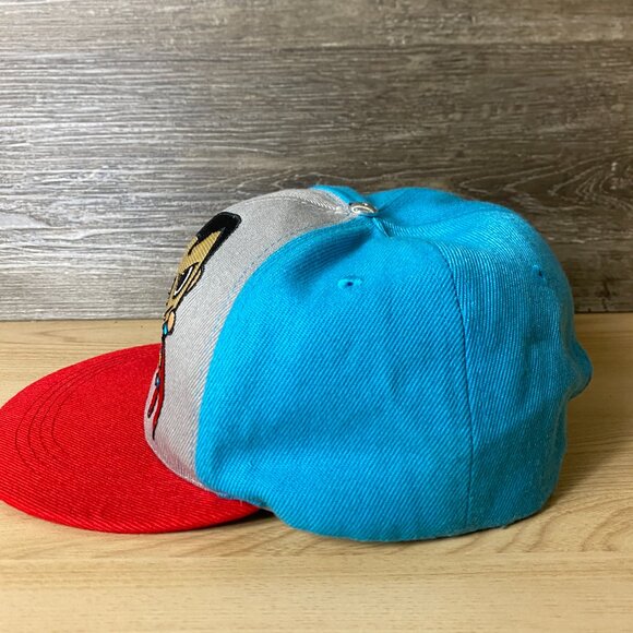 Six Flags Hat Cap Youth Snapback Gray Blue Superman Boys Adjustable - Picture 4 of 9